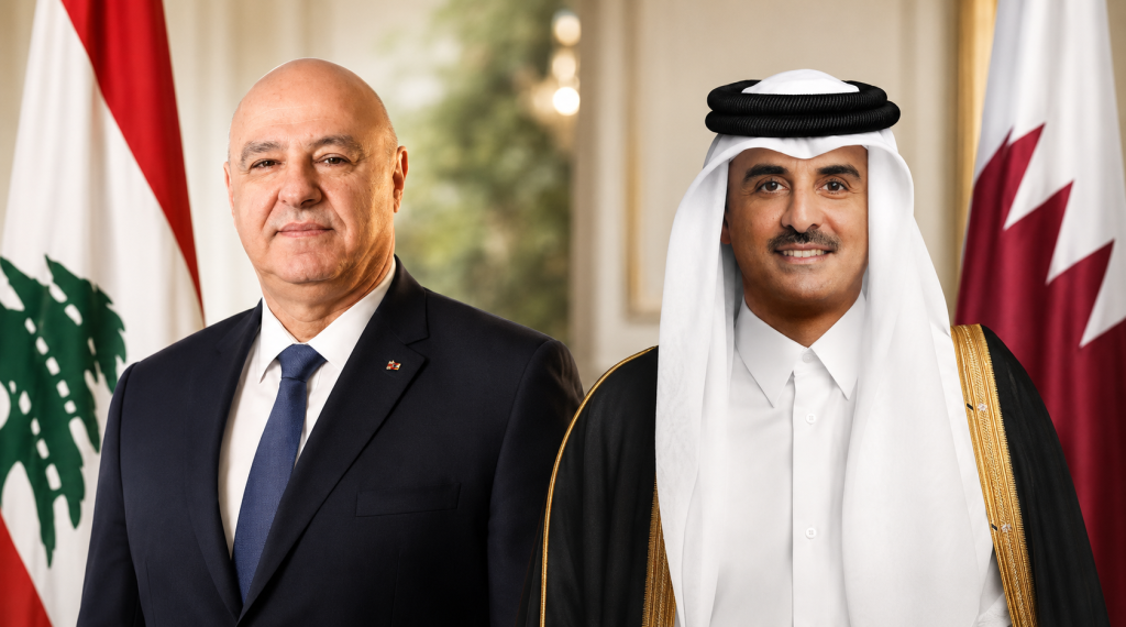 الرئيس عون يشكر قطر في اتصال مع رئيس الوزراء على دورها في دعم الاستقرار والسلام في المنطقة