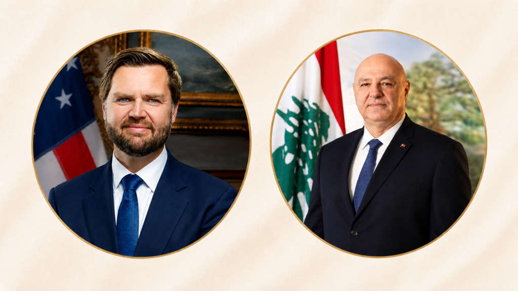 عون يتلقى دعماً أميركياً : فانس و روبيو يؤكدان مساندة بسط سلطة الدولة على كامل الأراضي اللبنانية