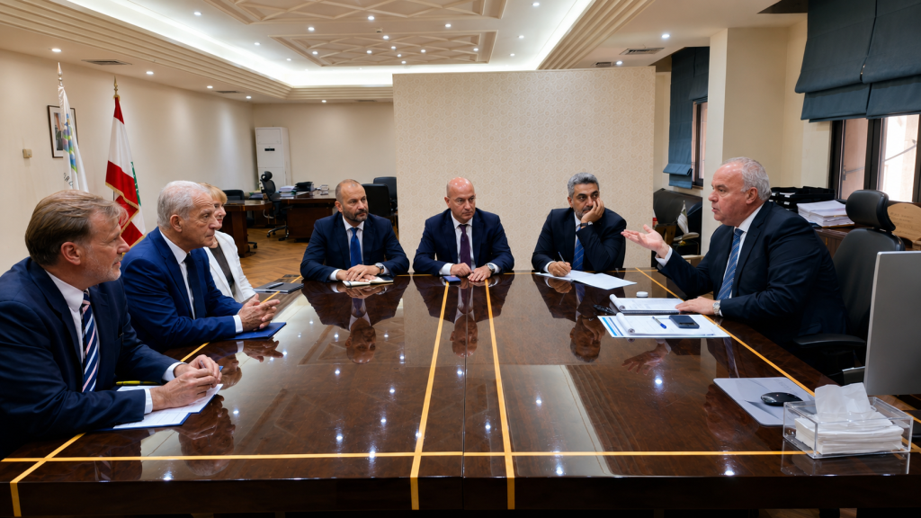 السفير الأميركي نقل للوزير الحاج اهتمام متزايد للشركات الأميركية بالاستثمار في إعادة إعمار لبنان وقطاع الاتصالات