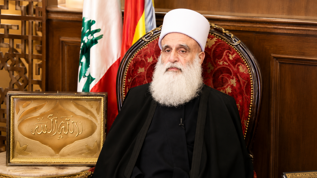 شيخ العقل يثني على مواقف جنبلاط المتعلقة باتفاق الاطار ويلتقي سفير فرنسا وابو فاعور ومحافظ بيروت