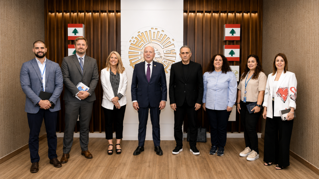 دبوسي يضع إمكانات ومختبرات غرفة طرابلس الكبرى بتصرف برنامج الأغذية العالمي دعماً للجهود الإنسانية