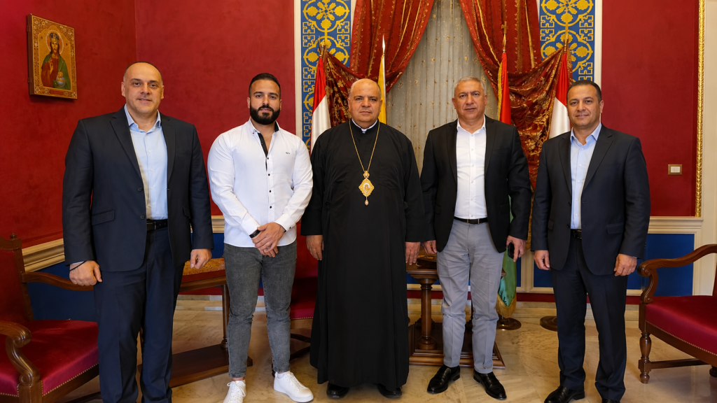 المطران إبراهيم استقبل رئيس مكتب مكافحة الإرهاب والجرائم الهامة
