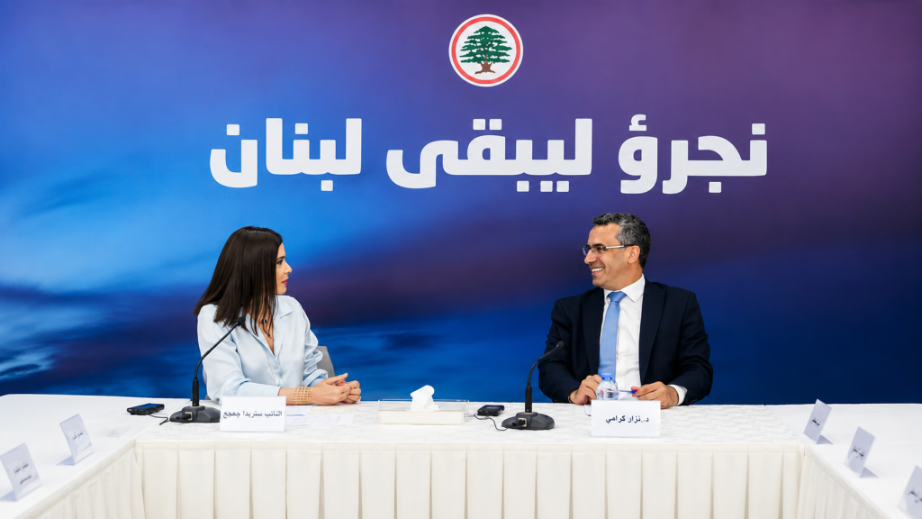 وزير الزراعة نزار هاني في معراب بدعوة من النائب ستريدا جعجع