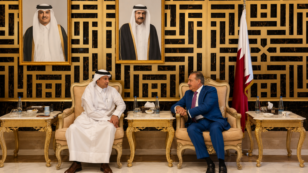 أرسلان قدّم التعازي بأمير قطر الوالد