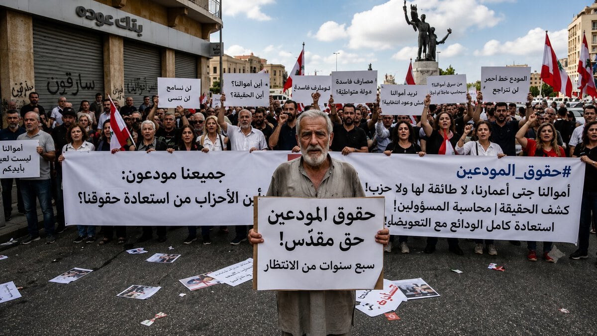 المودعون في البنوك اللبنانية : أين الأحزاب الكبرى التي تدعي تمثيل الشعب؟ أين الحشود التي تنظمونها للمعارك الطائفية؟