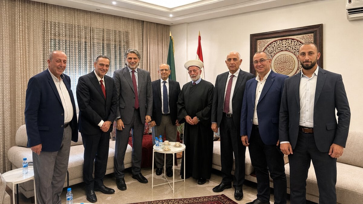 وفد من تكتل «الجمهورية القوية» يزور مفتي حاصبيا ومرجعيون: التأكيد على الشراكة الوطنية وخيار الدولة وحصرية السلاح