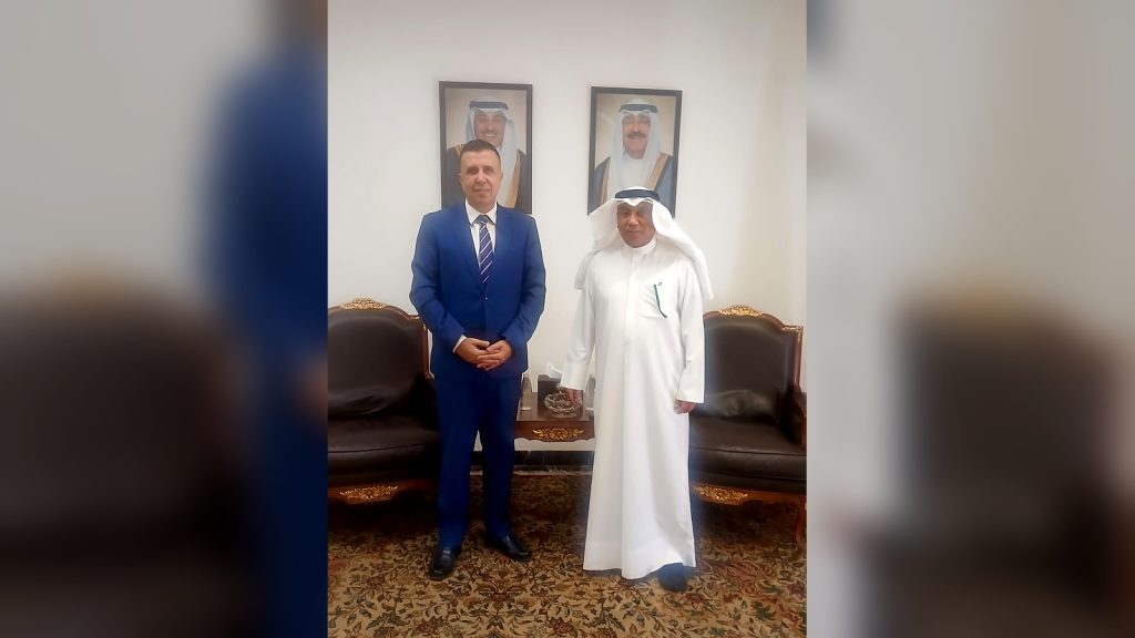 مسؤول العلاقات الخارجية والمغتربين في “الديمقراطي” التقى السفير الكويتي