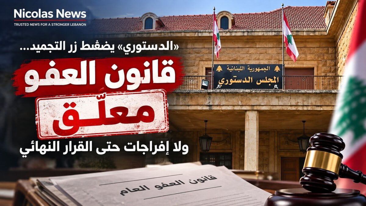 «الدستوري» يضغط زر التجميد… قانون العفو معلّق ولا إفراجات حتى القرار النهائي