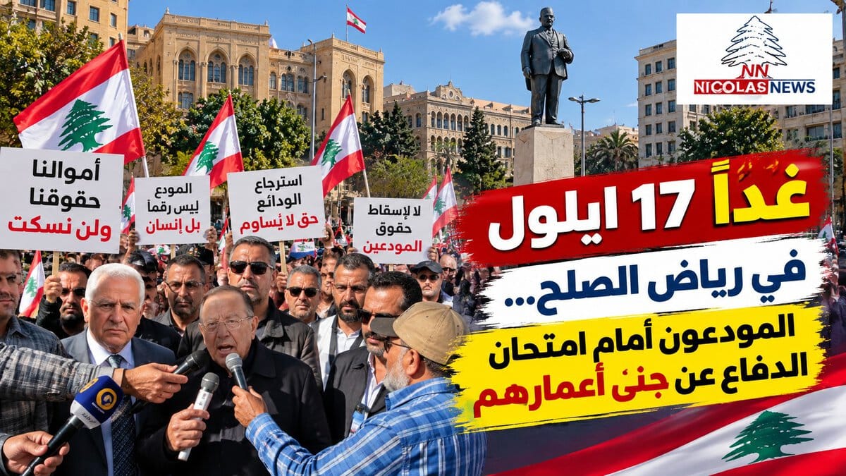 غدًا في رياض الصلح… المودعون أمام امتحان الدفاع عن جنى أعمارهم