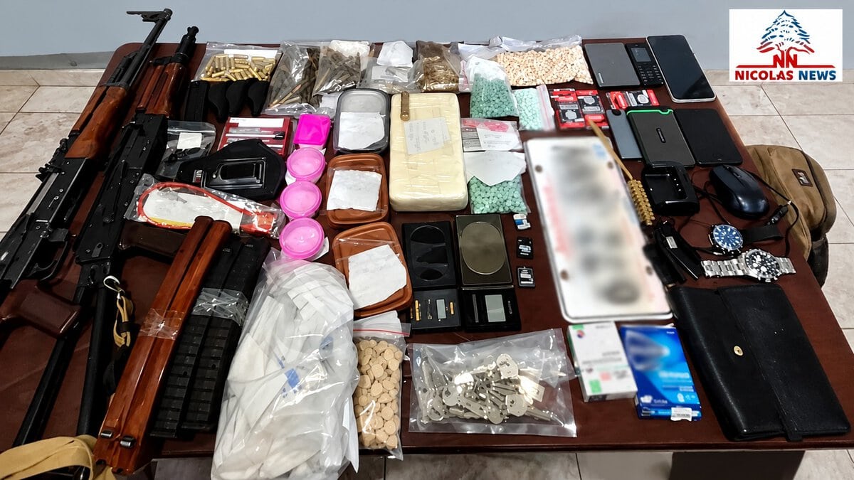 الجيش يوقف رئيس عصابة للاتجار بالمخدرات في منطقة حورتعلا – بعلبك بعد عملية رصد أمني