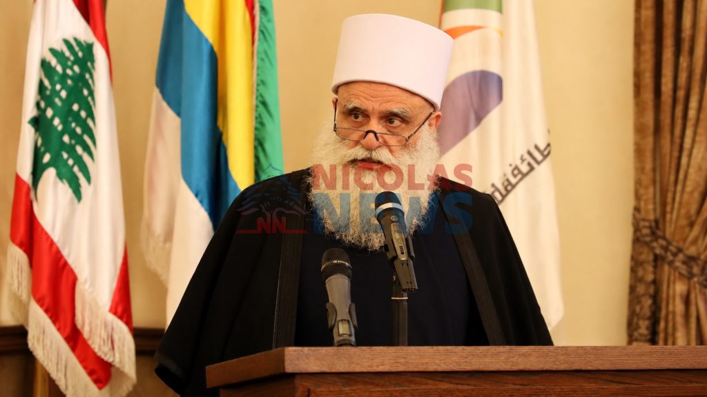 شيخ العقل: المجلس المذهبي كان أوّلَ مَن حذّر أهلنا من الوقوع في الفخّ الجهنّمي الذي دفعت إليه إسرائيل